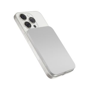 Epico 3000mAh Alu Mag+ PowerBanka EM31 - strieborná 9915112100084