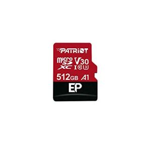 Patriot V30 A1/micro SDXC/512GB/UHS-I U3 / Class 10/+ Adaptér PEF512GEP31MCX