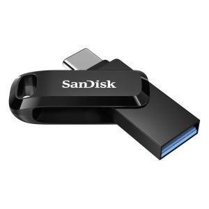 SanDisk Ultra Dual Drive Go/64GB/USB 3.1/USB-A + USB-C/Čierna SDDDC3-064G-G46