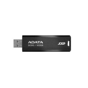 ADATA SC610/500GB/SSD/Externá/Čierna/5R SC610-500G-CBK/RD