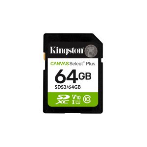 Kingston Canvas Select Plus/SDXC/64GB/UHS-I U1 / Class 10 SDS3/64GB