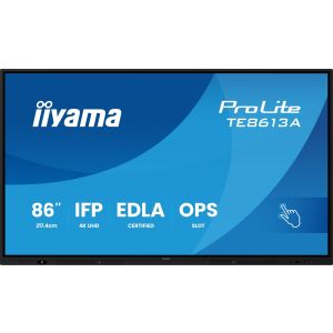 86" iiyama TE8613A-B1AG: IPS, 4K, 40P, EDLÁ TE8613A-B1AG