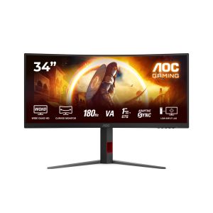 AOC Gaming/CU34G4/34"/VA/wQHD/180Hz/0,1ms/Black/3R CU34G4