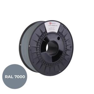 Tlačová struna (filament) C-TECH PREMIUM LINE, PLA, veverčie šedá, RAL7000, 1,75mm, 1kg 3DF-P-PLA1.75-7000