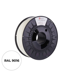 Filament C-TECH PREMIUM LINE, TPU 90A, flexibilný, dopravná biela, RAL9003, 1,75mm, 1kg 3DF-P-TPU90A-1.75-90