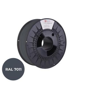 Tlačová struna (filament) C-TECH PREMIUM LINE, PETG, oceľová šedá, RAL7011, 1,75mm, 1kg 3DF-P-PETG1.75-7011