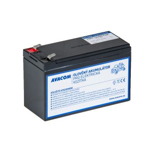 AVACOM náhradná batéria 12V 9Ah F2 typu HR do vozidla Peg Pérego PBPP-12V009-F2W