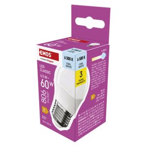LED CLS MINI GLOBE 6,5 W (60 W) 806lm E27 CW 1525733127