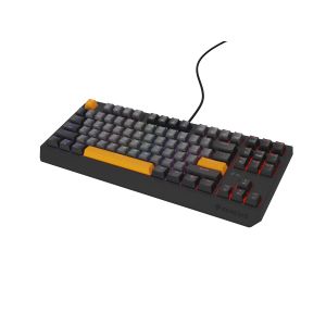 Genesis herná klávesnica THOR 230/TKL/RGB/Outemu Red/Drôtová USB/US layout/Anchor Negative Šedá NKG-2082