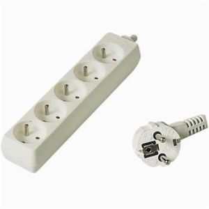 Predlžovací prívod 230V, 7m, 5 zásuviek pp5-07