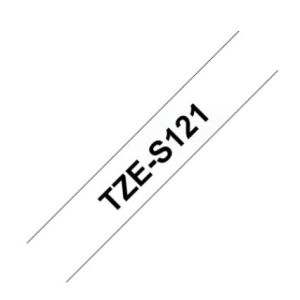 TZE-S121 priesvitná / čierna, 9mm TZES121