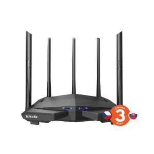 Tenda AC11 WiFi AC Router 1200Mbps, 1x GWAN, 3x GLAN, VPN server/klient, WISP, Repeater, 5x 6 dBi 75011933