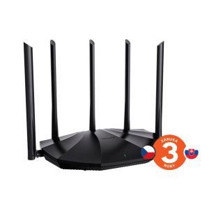 Tenda TX2 Pro AX1500 WiFi6 Router, 1x GWAN, 3x GLAN, IPv6, 5x 6dBi anténa, WPA3, CZ App 75011948