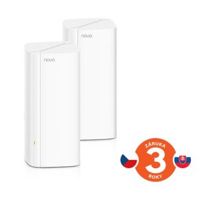 Tenda Nova EX12 (2-pack) WiFi6 AX3000 Mesh Gigabit systém, 6xGLAN/GWAN, WPA3, VPN, SMART CZ aplikácie 75012004