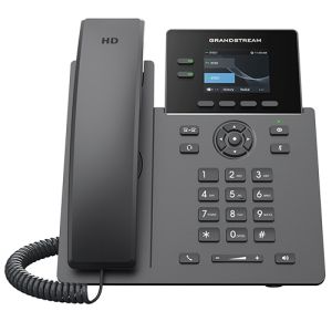 Grandstream GRP2610P SIP telefón, 2 linky, 8 VPK, farebný LCD, 2 SIP účty, PoE GRP2610P
