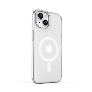 ER POWER Silikónový kryt CARNEVAL SNAP pre iPhone 14 s MagSafe - biela ERCSIP14MGLQ-WH