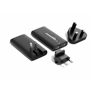 ER POWER Dual Travel Slim Charge 67W - 2xUSB-C ERPW67G2CST-BK