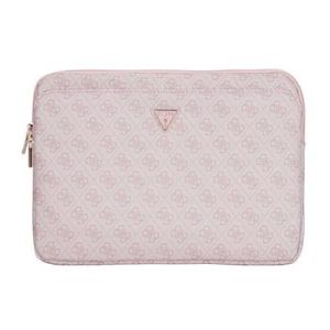 Guess PU 4G Triangle Logo Obal pre Notebook 14" Pink 3666339310295