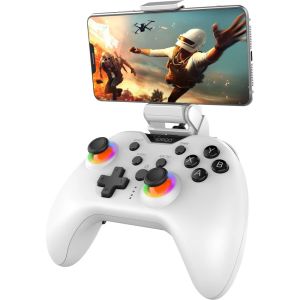 iPega 9111B Bluetooth RGB Gamepad pre Android/iOS/PS3/PS4/PC/N-Switch White 6974363711771