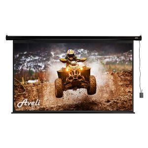 Elektrické projekčné plátno AVELI, 265x149 (16:9) 120", čierny tubus XRT-00176B