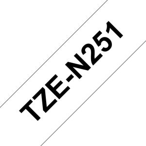 Brother TZE-N251, biela/čierna, 24mm TZEN251