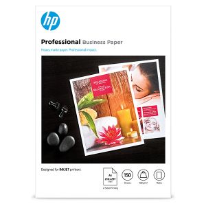 HP PROF MATTE FSC, 7MV79A, papír, matný, bílý, A4, 180 g/m2, 150 ks, neuvedeno