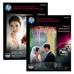 HP Premium Plus Glossy Photo Paper, CR672A, fotopapír, lesklý, bílý, A4, 300 g/m2, 20 ks, inkoustový