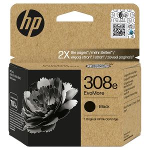 Cartridge HP 308e, 7FP22UE, černá (black), originál