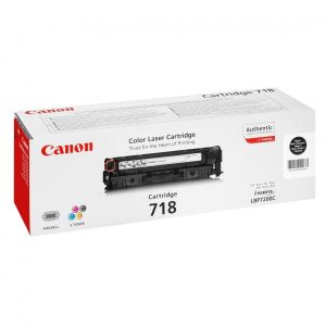 Toner Canon 718, CRG-718, 2662B002, černá (black), originál