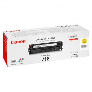Toner Canon 718, CRG-718, 2659B002, žlutá (yellow), originál