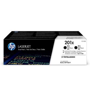 Toner HP CF400XD, 201X, 2-pack, černá (black), originál