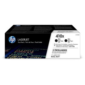 Toner HP CF410XD, 410X, 2-pack, černá (black), originál