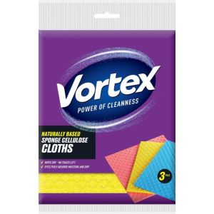 Utěrka houba z přírodního materiálu, 3ks 