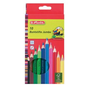 Barvičky Herlitz Jumbo šestihranné 10 barev 
