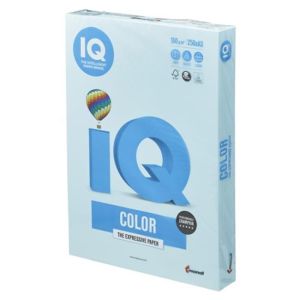 Barevný papír IQ color středně modrá MB30, A3 160g 
