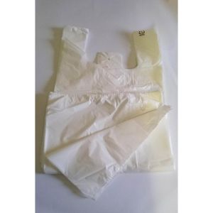 Taška mikrotenová 30+20X60 bal. JUMBO malá bílá 14mic. 100ks XL