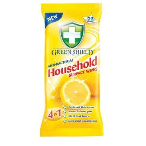 Green Shield čistící utěrky antibakteriální 50/70 kusů 