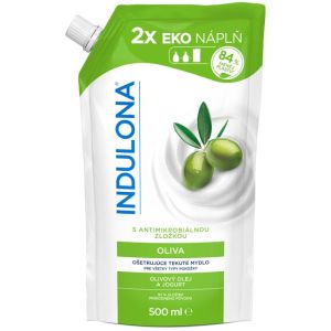 Tekuté mýdlo INDULONA náhradní náplň 500 ml Oliva 