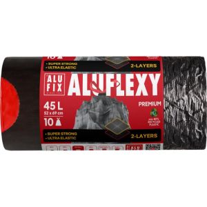 Pytle na odpadky zatahovací. 45 ℓ/10 ks, 28mic, LDPE 