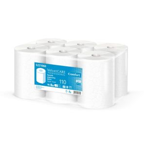 Papírové utěrky v roli 2-vrstvé VELVET CARE Maxi 110m (6ks) 