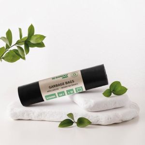 Pytle DONAU ECO strong, 60 ℓ,30 mic, 10 ks, černé, LDPE 