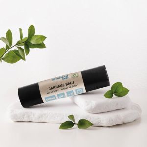 Pytle DONAU ECO strong, 120 ℓ, 35 mic, 10 ks, černé, LDPE 