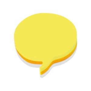 Samolepící bloček Speech bubble cube 70x70mm 