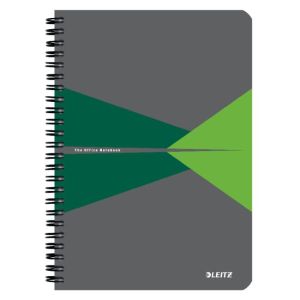 Blok Leitz Office Card A5 90 listů linkovaný zelený 