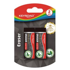 Guma KEYROAD technická, blistr 2 ks, černá 