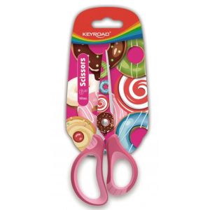 Školní nůžky KEYROAD Tatto Soft, blistr, mix barev 
