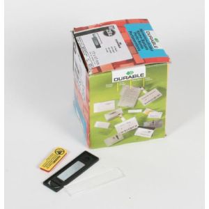 Visačka s magnetem DURABLE 17x67mm Jmenovka s barevným rámečkem