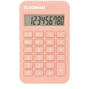 Kalkulačka Donau Tech K-DT2082 růžová 