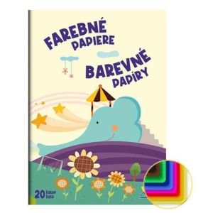 Barevný papír A4 20 listů 