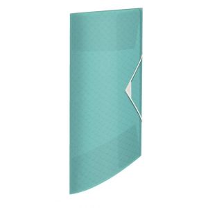 Plastový obal s gumičkou Esselte Colour`Ice modrý 